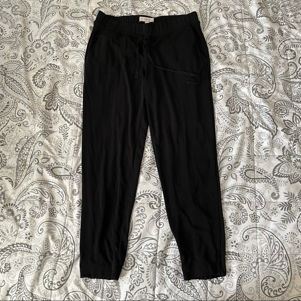 LOFT Black Joggers Size S